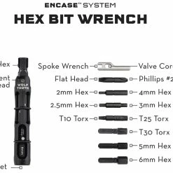 Wolf Tooth Components Système Hex Bit Wrench Multitool EnCase -Nettoyage et entretien Soldes Wolf Tooth Components EnCase Hex Bit Wrench Multitool 810006801781 4