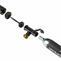 Topeak Tubi Master X Avec Cartouche De CO2 De 25g -Nettoyage et entretien Soldes topeak 15400077 tubi master X 5